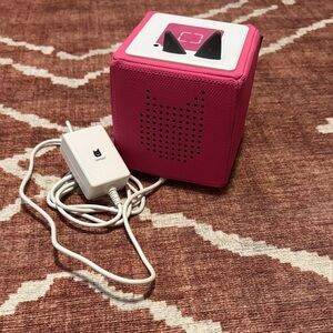 Pink Toniebox Portable Audio Player for Kids